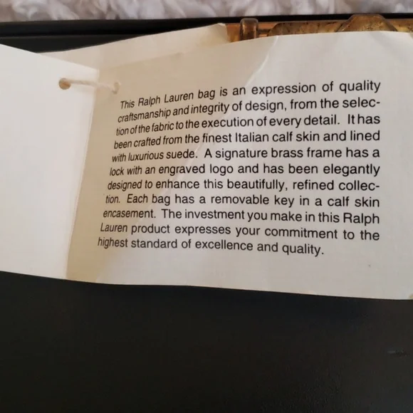 Vintage Ralph Lauren Vintage Calf Skin Clutch - Picture 3 of 13